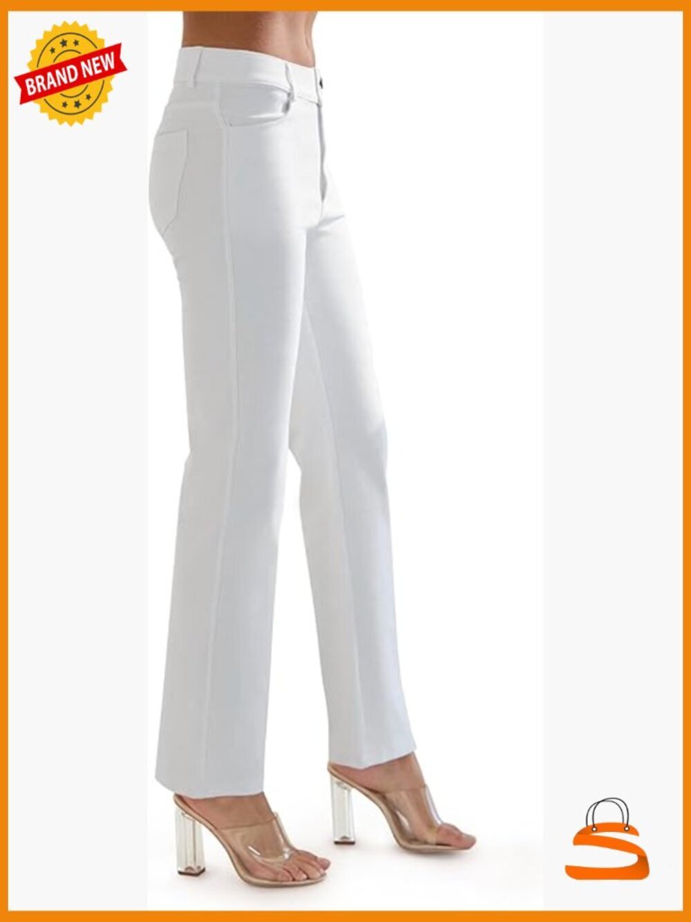 Straight Leg Jean Jeggings Pull-On Stretch Denim Pockets S-XXXL